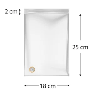 P/1000 BOLSA POLIET TRANS 18X25